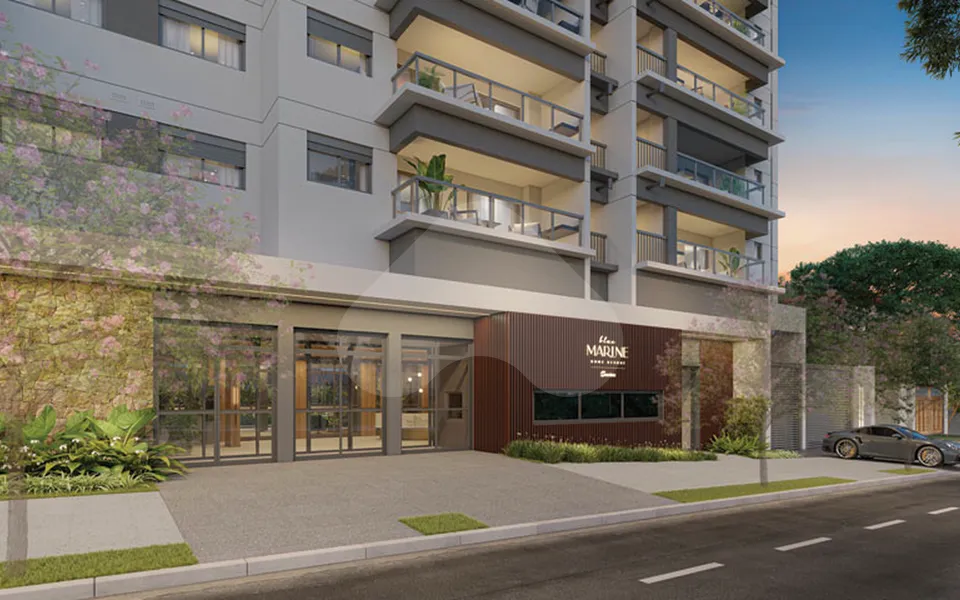 Blue Marine Home Resort - Studio com 26,56 m², em Vila Monte Alegre — foto 9