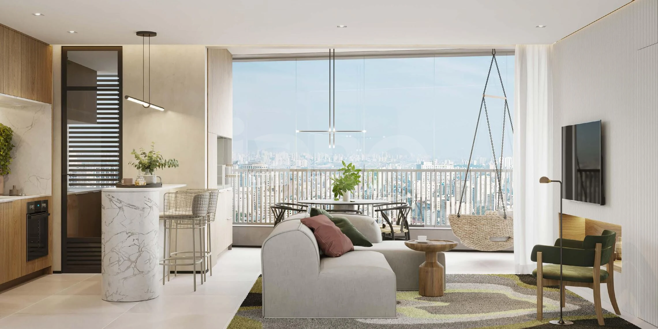 Vista Park Ibirapuera - Apartamento com 88,32 m², em Ibirapuera — foto 2
