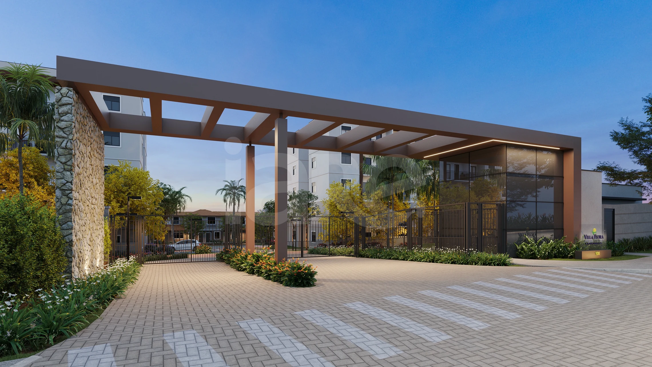 Villa Flora Jardins - Apartamento com 43,43 m², em Jardim Novo Ângulo — foto 2