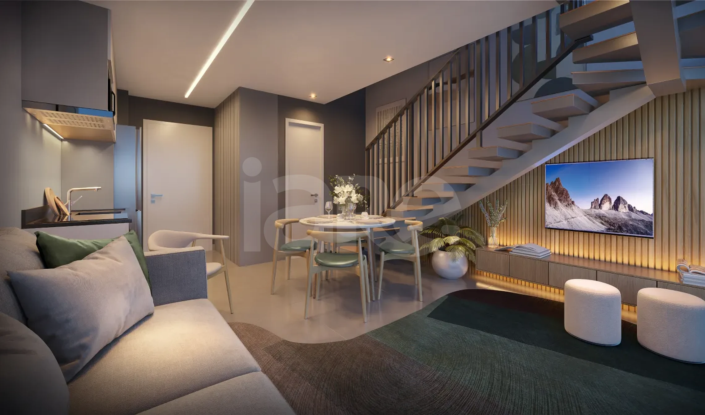 Liv Stay Residence - Apartamento com 112,89 m², em Alphaville — foto 2