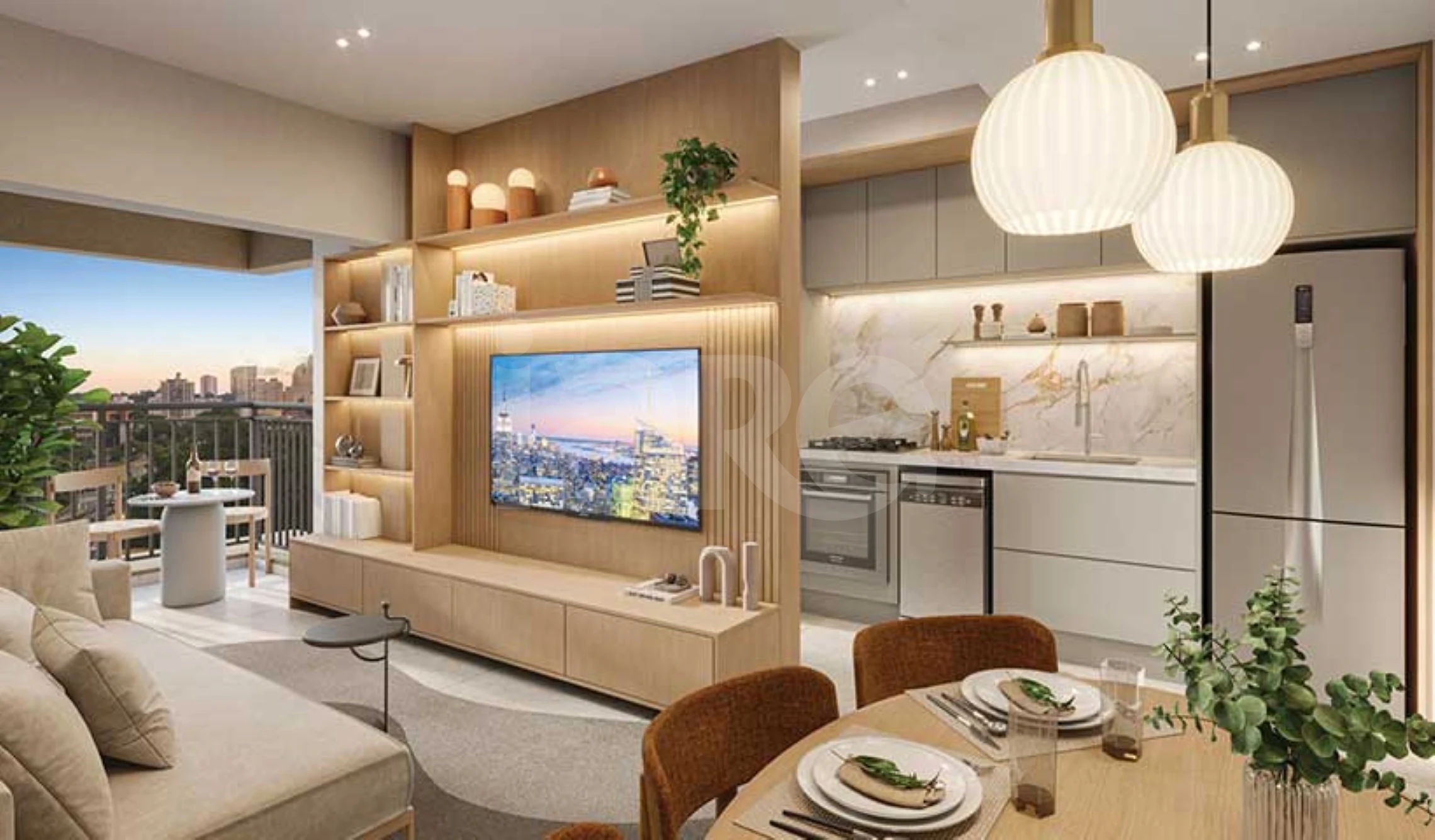 GranResort Reserva São Caetano - Apartamento com 86,13 m², em Fundação — foto 2