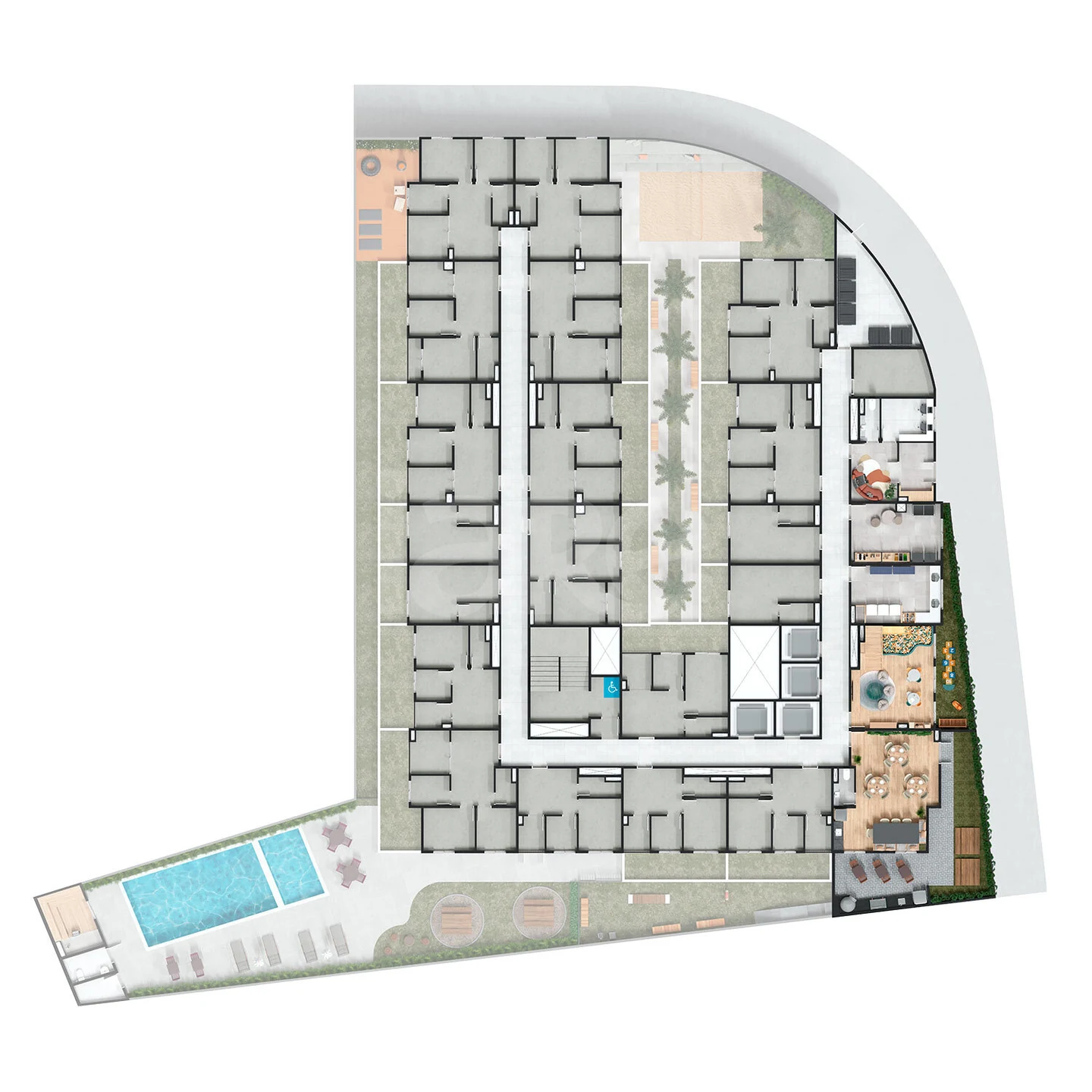 Planta — Pavimento subsolo 2