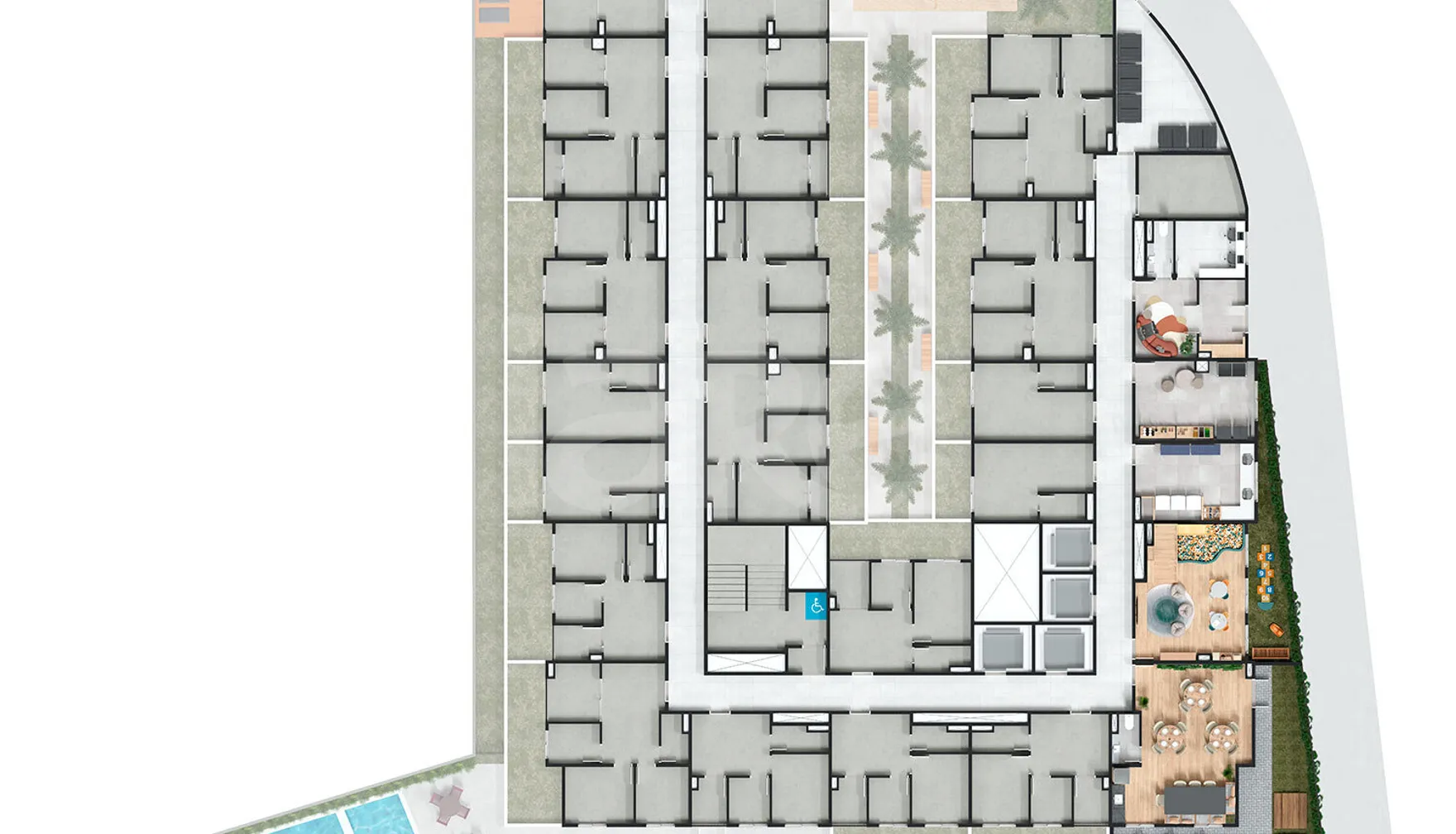 Planta — Pavimento subsolo 2