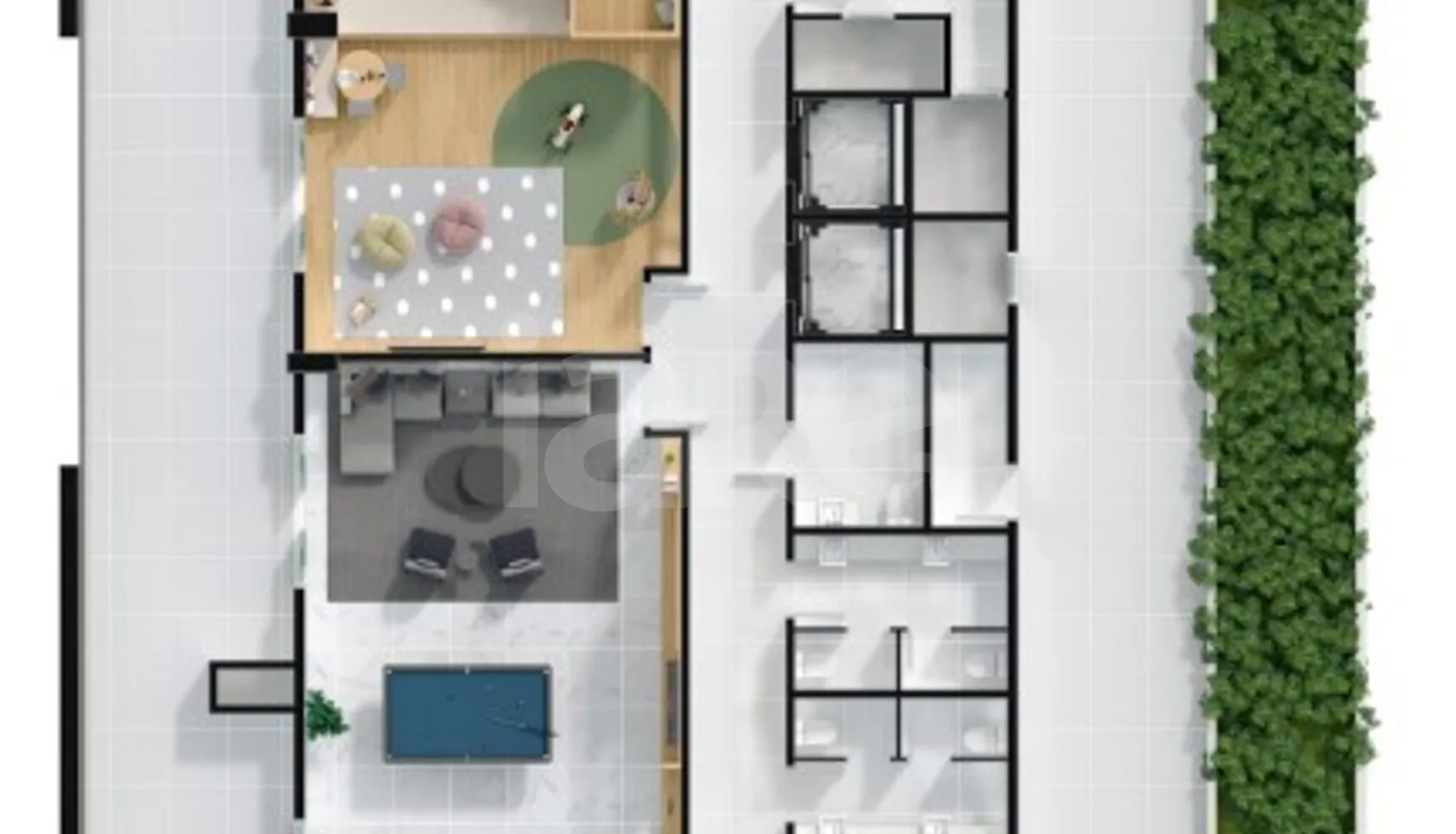 Planta — Pavimento lazer