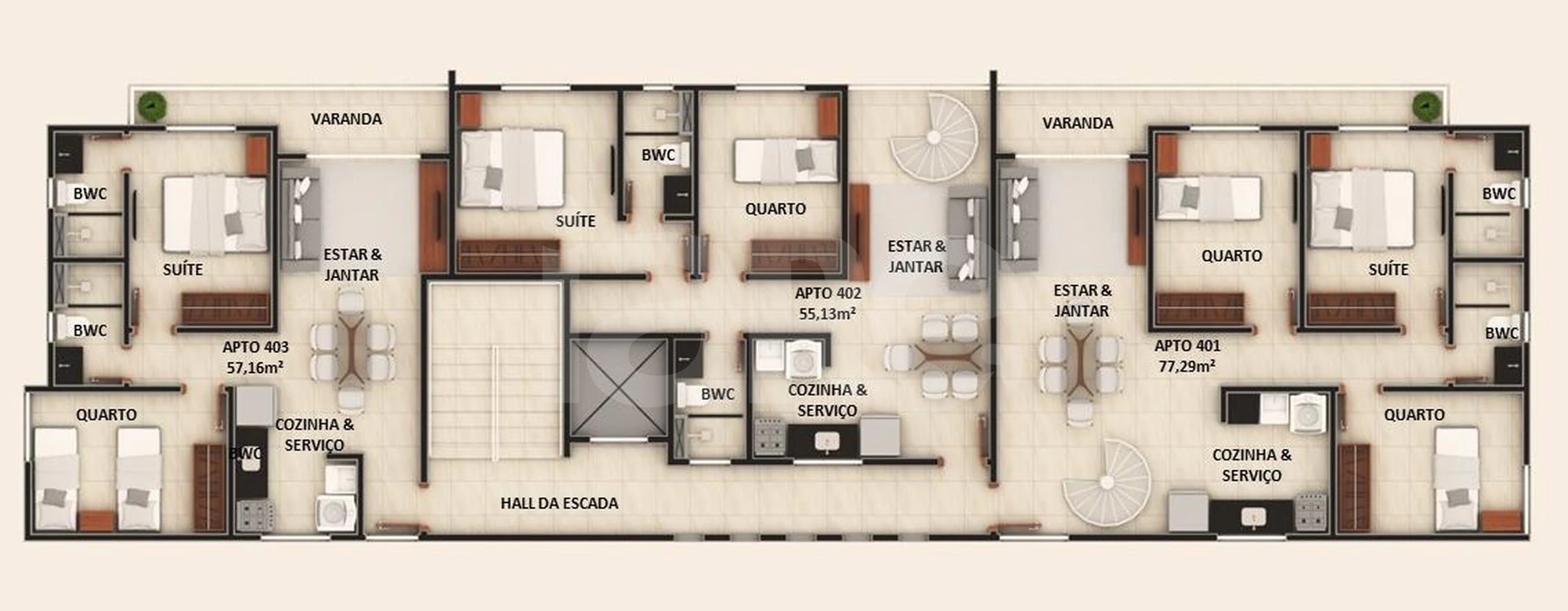 Planta — Pavimento 04