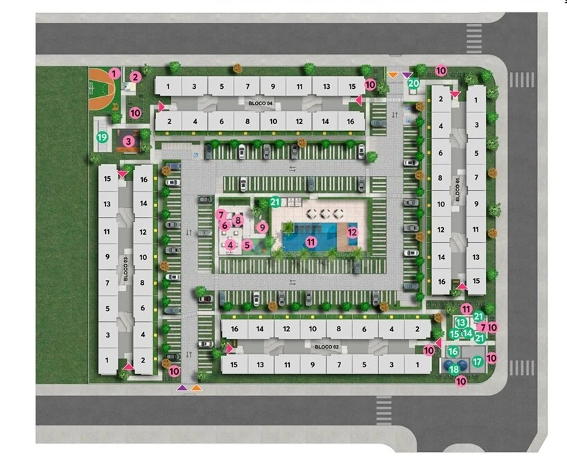 Planta — Implantação 2