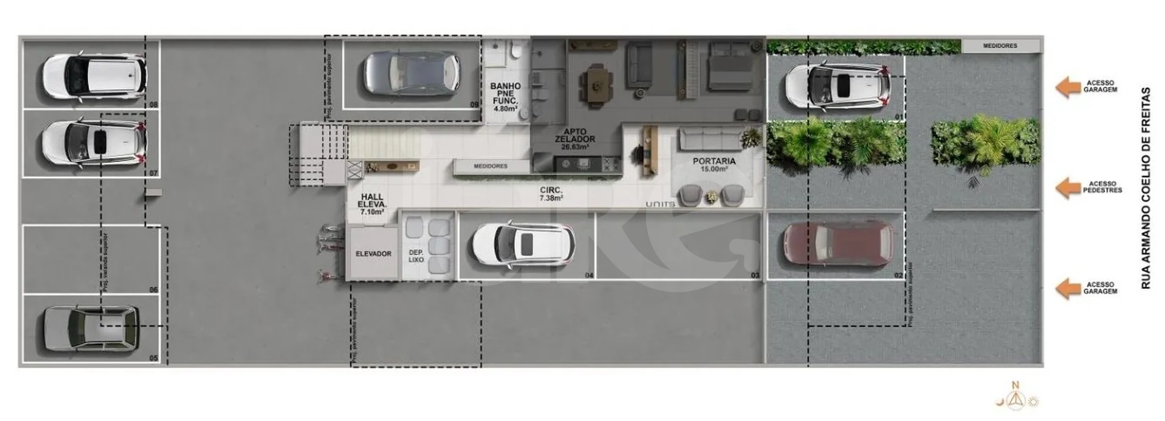 Planta — Pavimento térreo