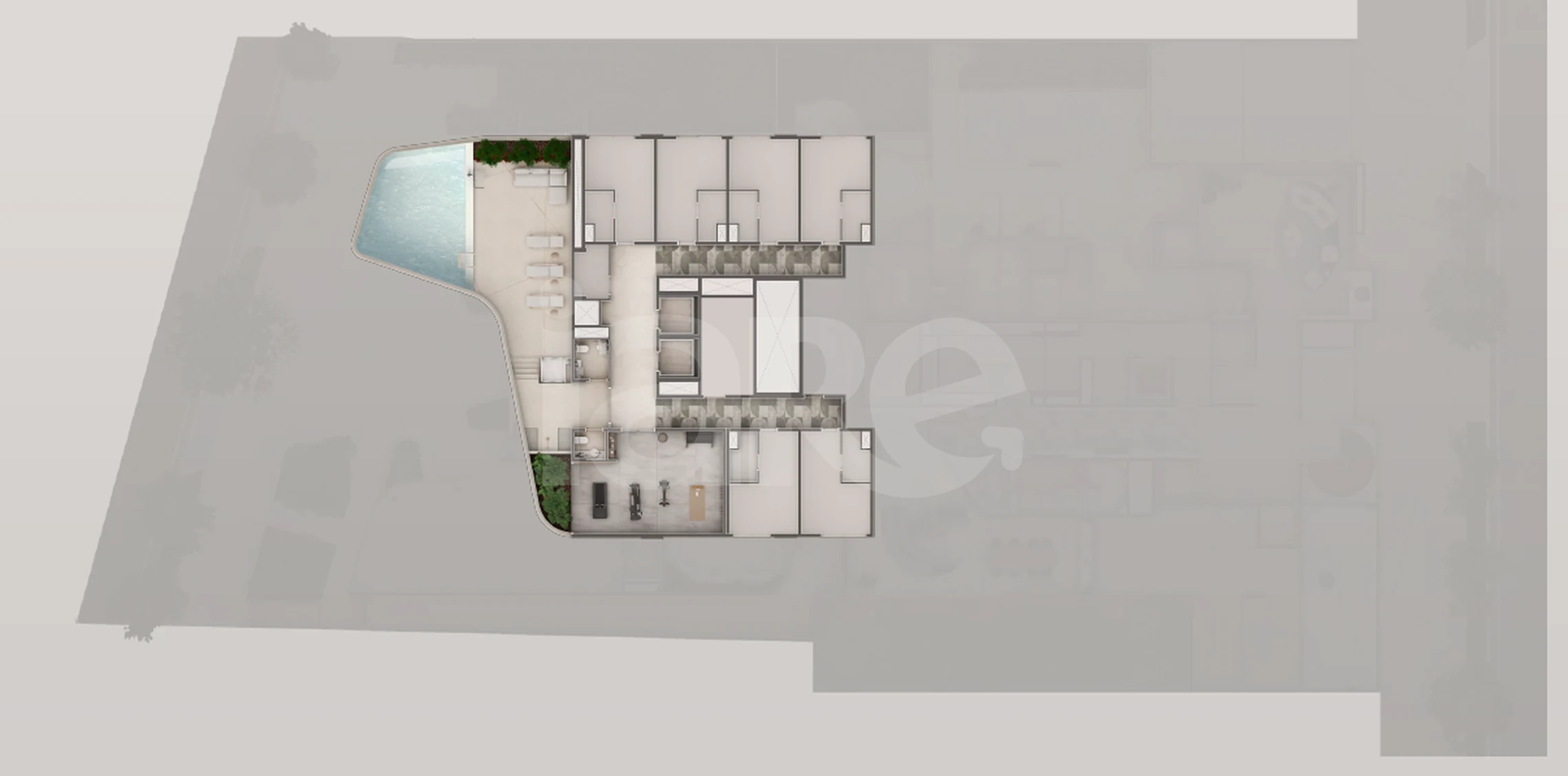Planta — Pavimento lazer