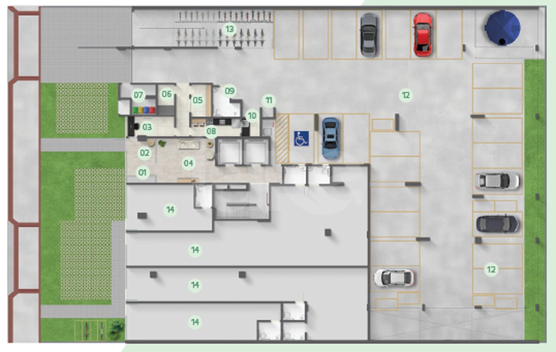 Planta — Pavimento térreo
