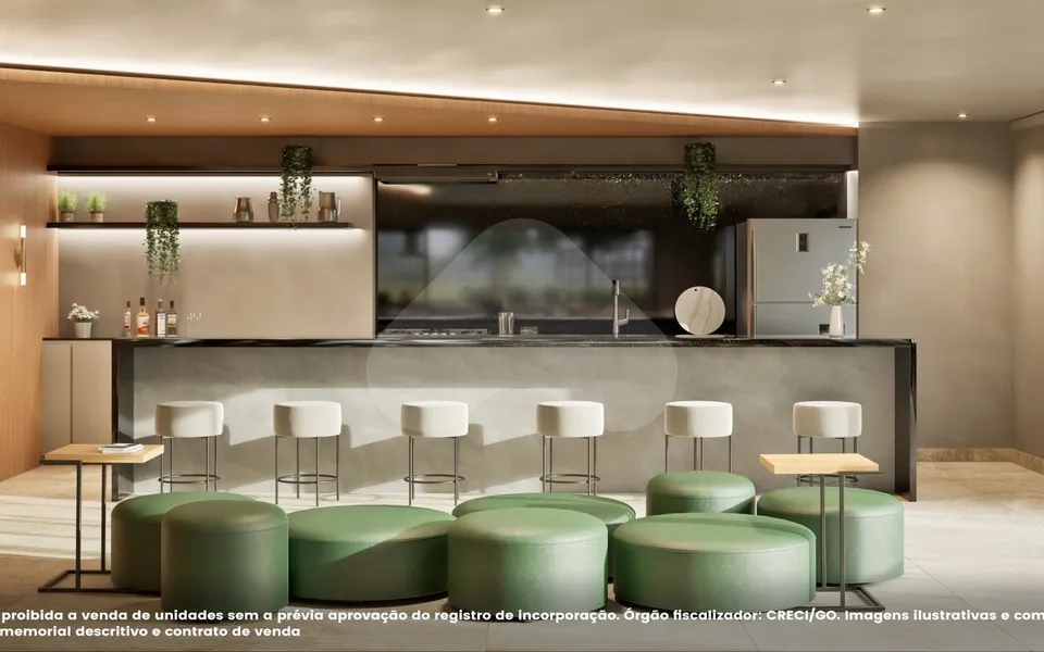 B.Great Bosque dos Buritis - Apartamento com 57,35 m², em Setor Central — foto 8