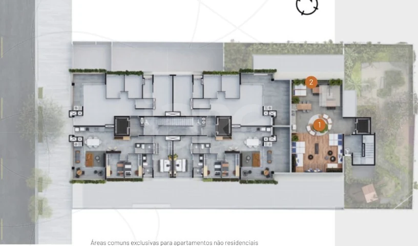Planta — Pavimento 5º andar