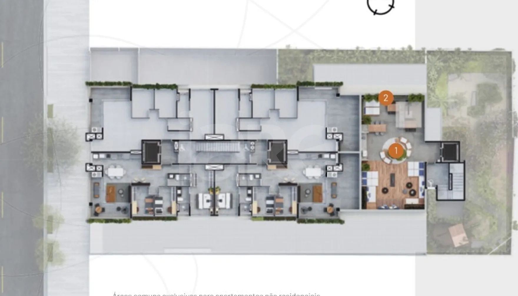 Planta — Pavimento 5º andar