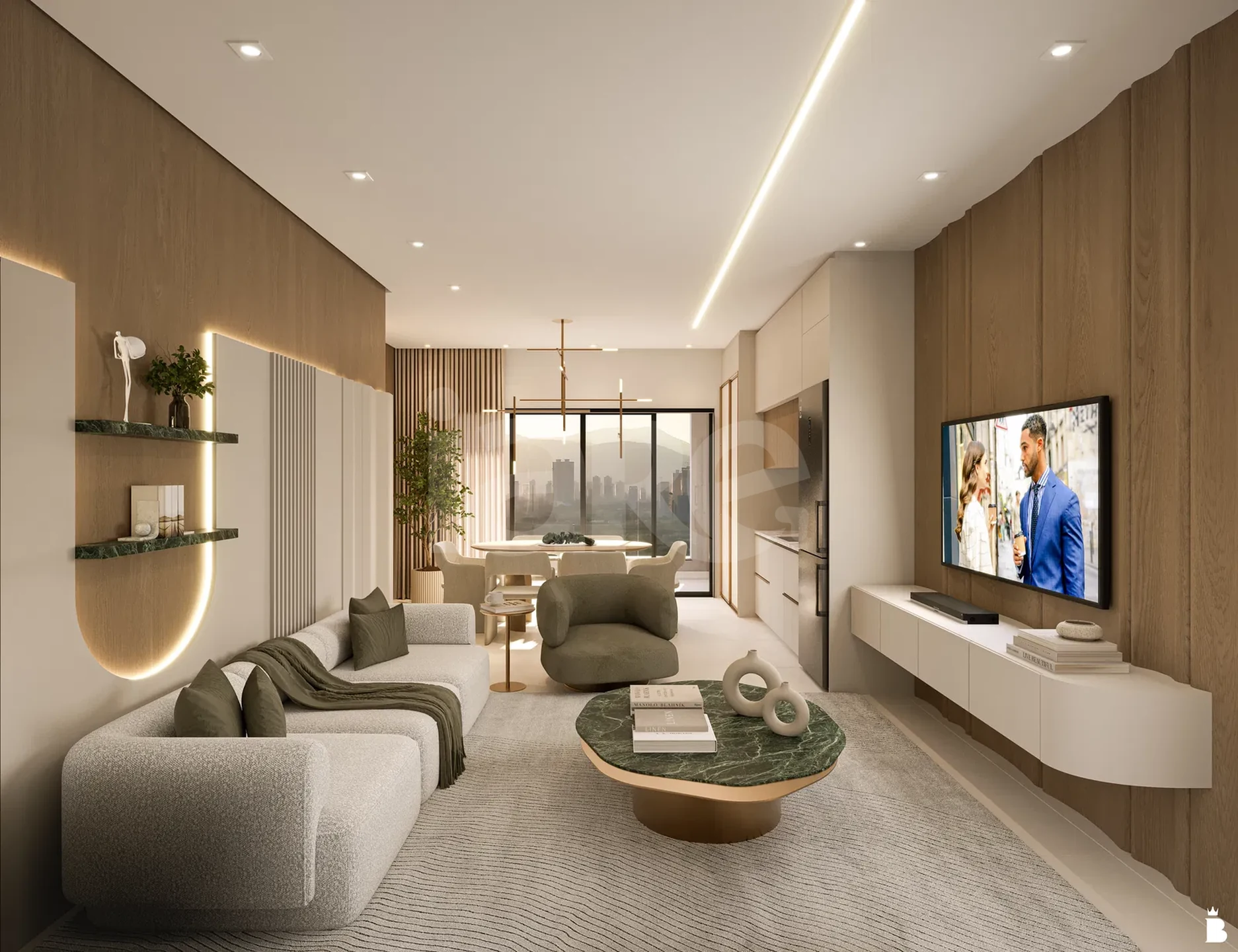 Monaco Studios - Apartamento com 76 m², em Jardim Dourado — foto 4
