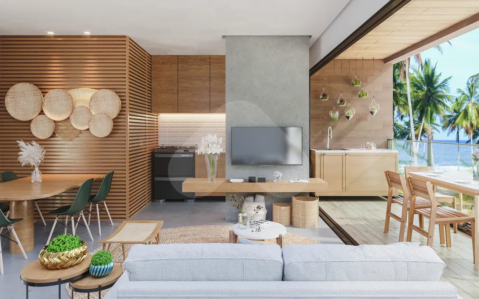 Beach Ville - Garden com 75,27 m² + 16,94 m², no Porto das Dunas — foto 16