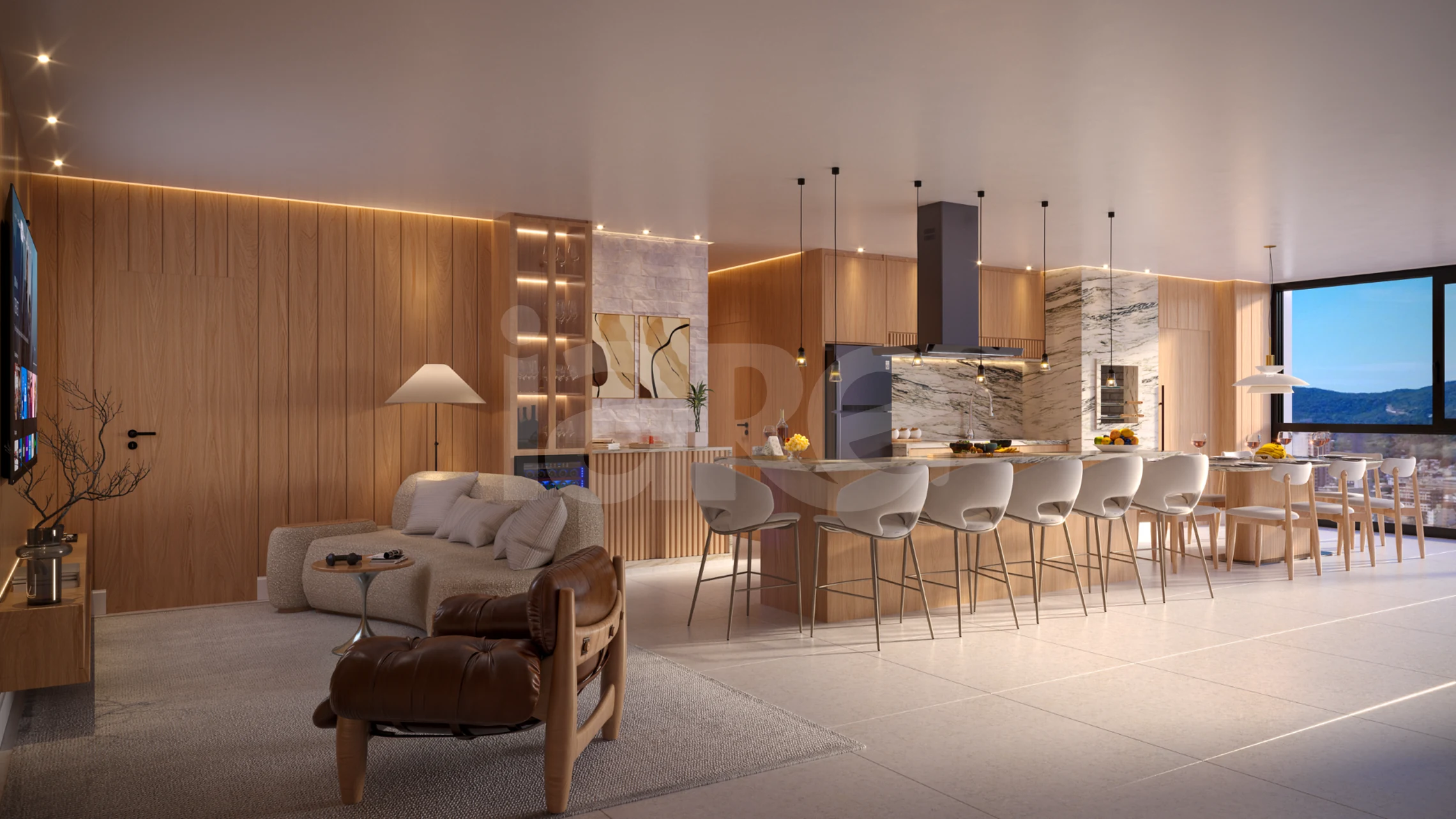 Summer Bay Home - Apartamento com 113,4 m², em Balneário Perequê — foto 4