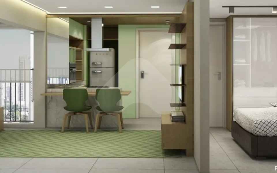 Lucky Praça Sílvio Romero - Apartamento com 34,09 m², em Tatuapé — foto 3