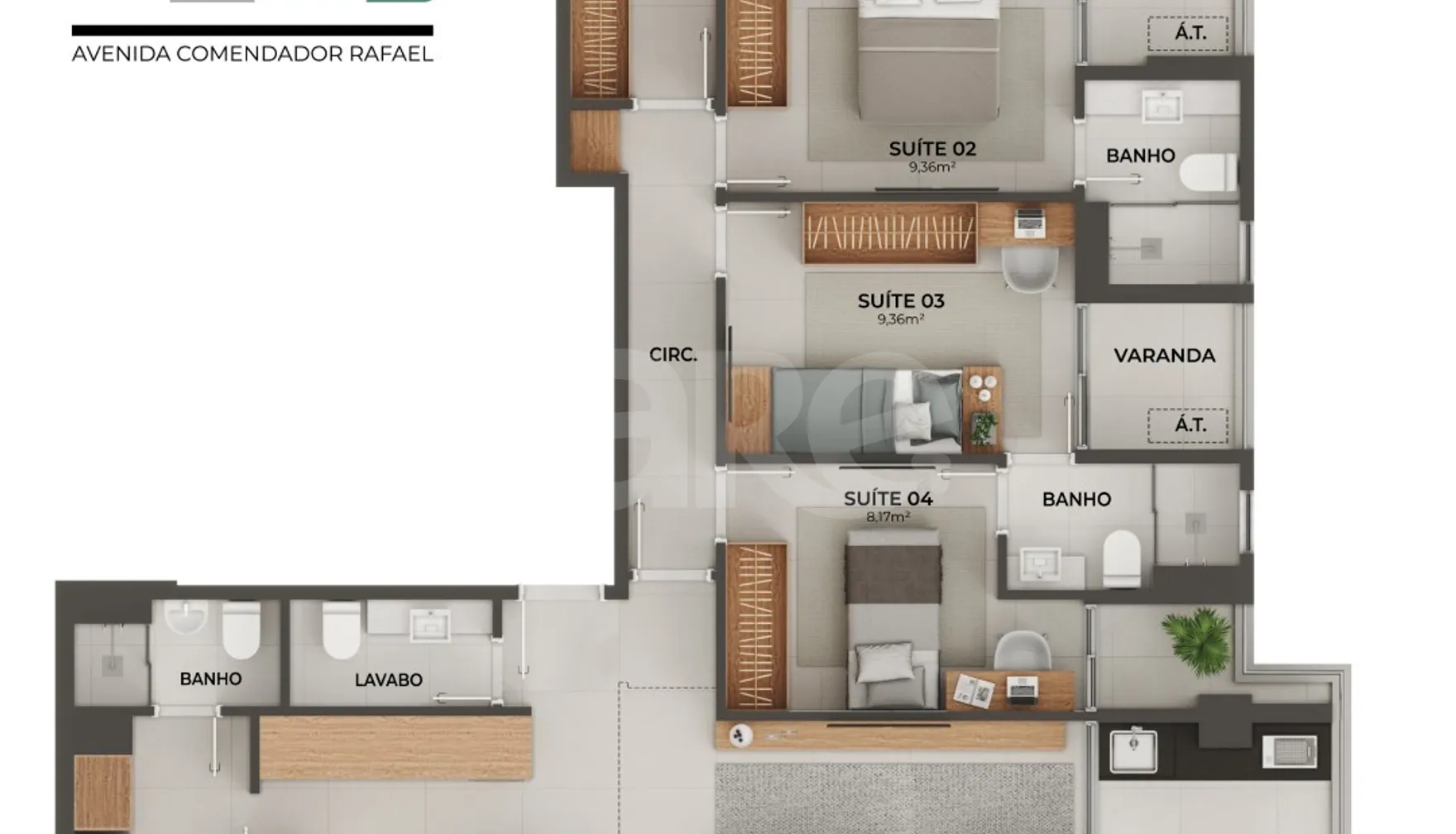 Planta — Garden 174,17 m²