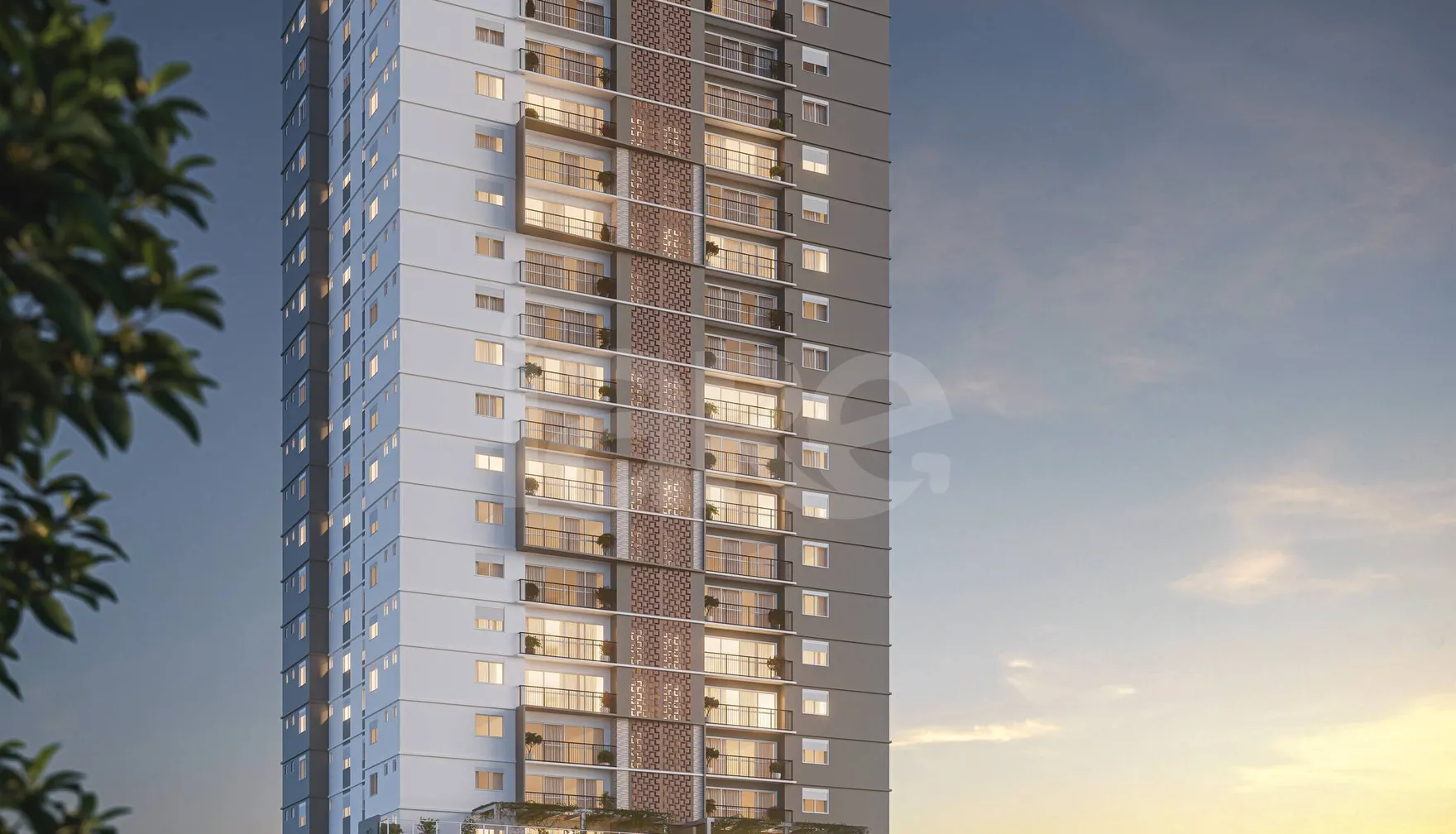 Wide Praça do Sol - Apartamento com 128,69 m², em Setor Oeste — foto 1