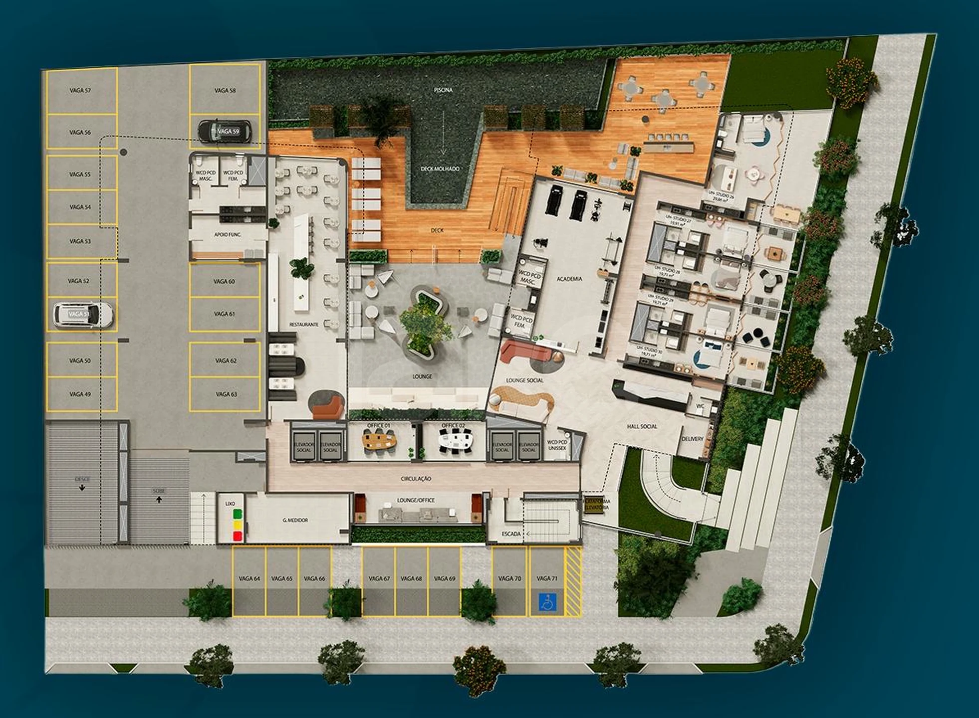 Planta — Pavimento térreo