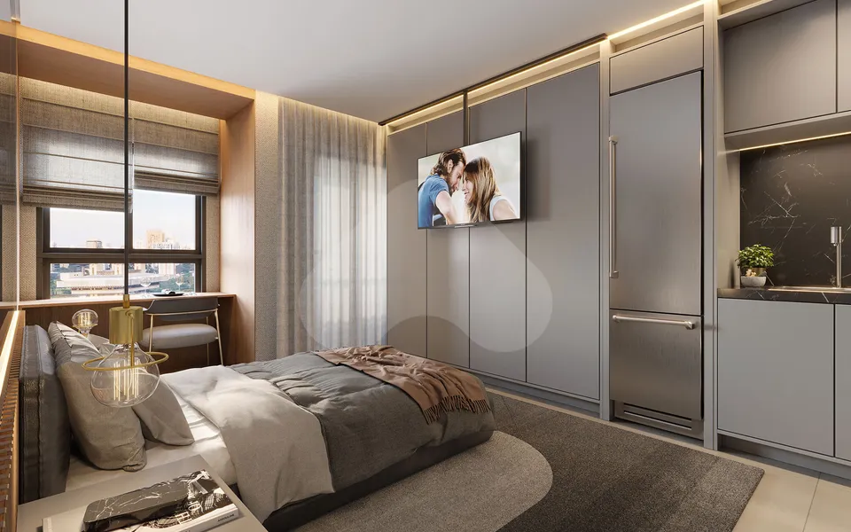 Led Madá - Apartamento com 26,3 m², em Vila Madalena — foto 3