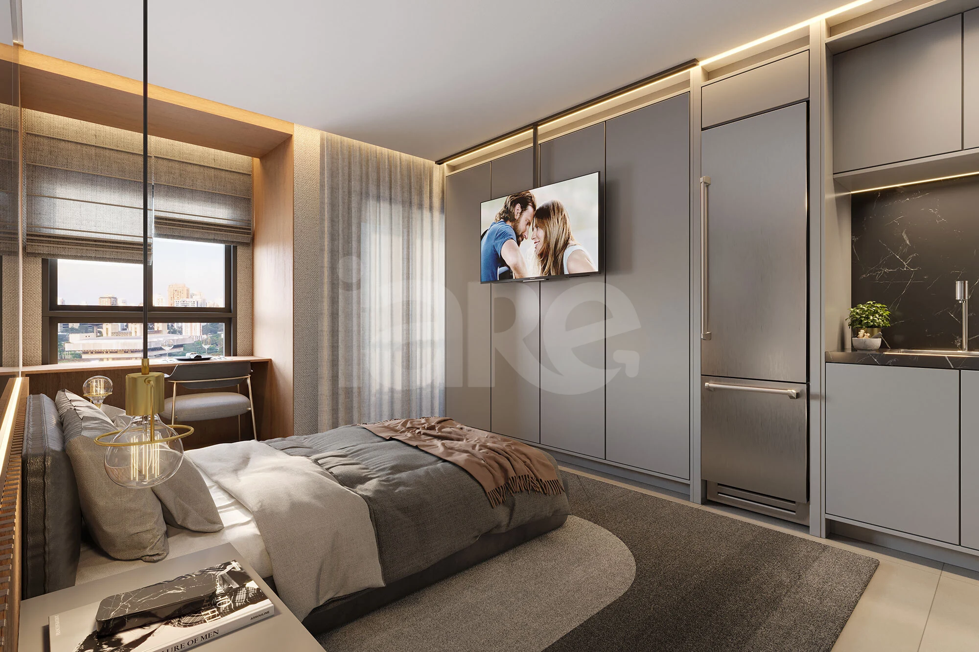 Led Madá - Apartamento com 26,3 m², em Vila Madalena — foto 3