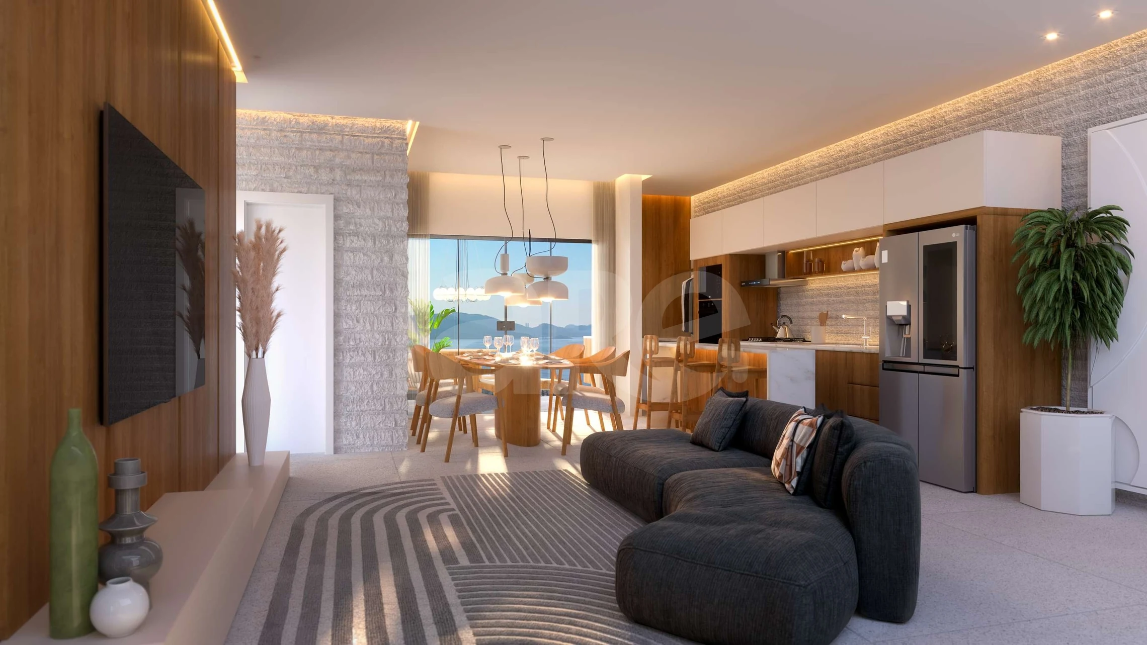 One Bay Tower - Apartamento com 105 m², em Perequê — foto 2