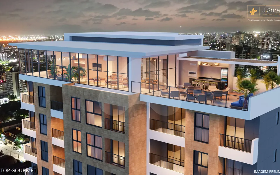 J.Smart Visconde de Mauá - Apartamento com 50,15 m², em Dionísio Torres — foto 1