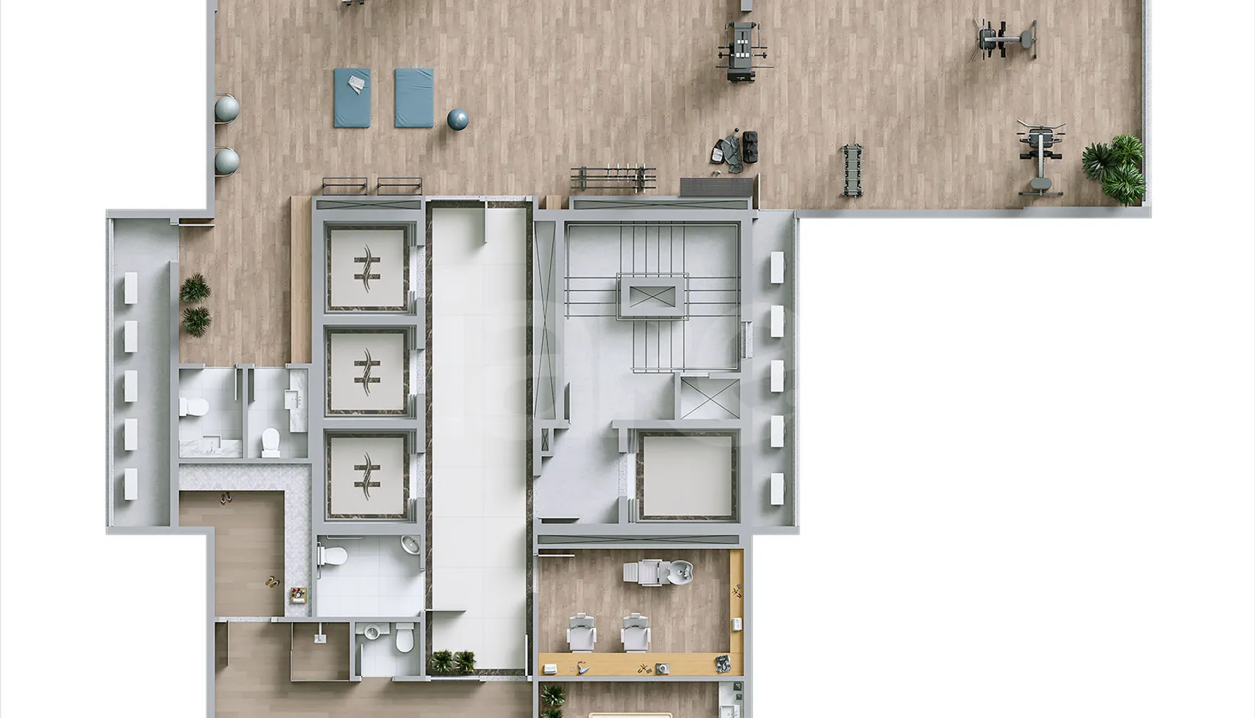 Planta — Pavimento lazer 2