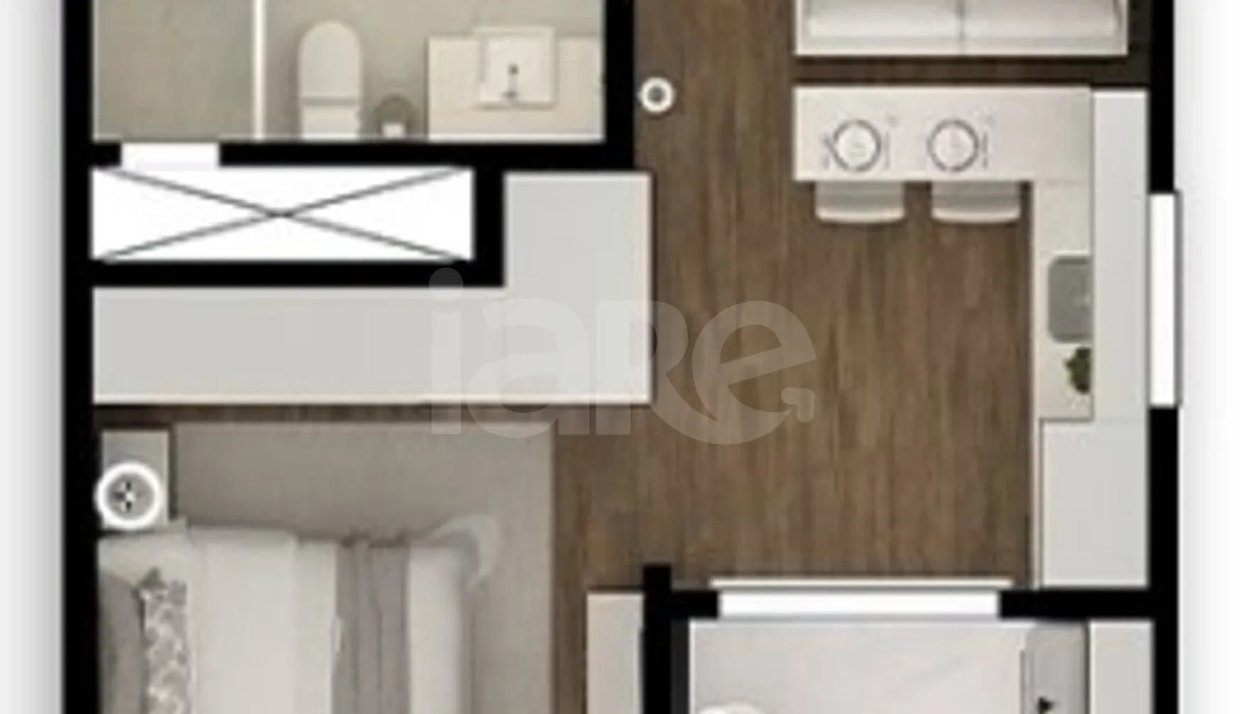 Planta — Apartamento 40 m²