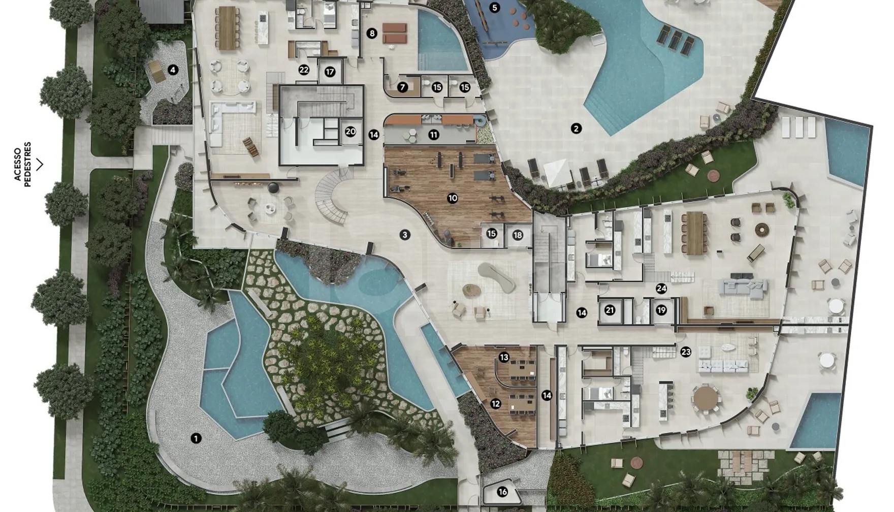 Planta — Pavimento térreo