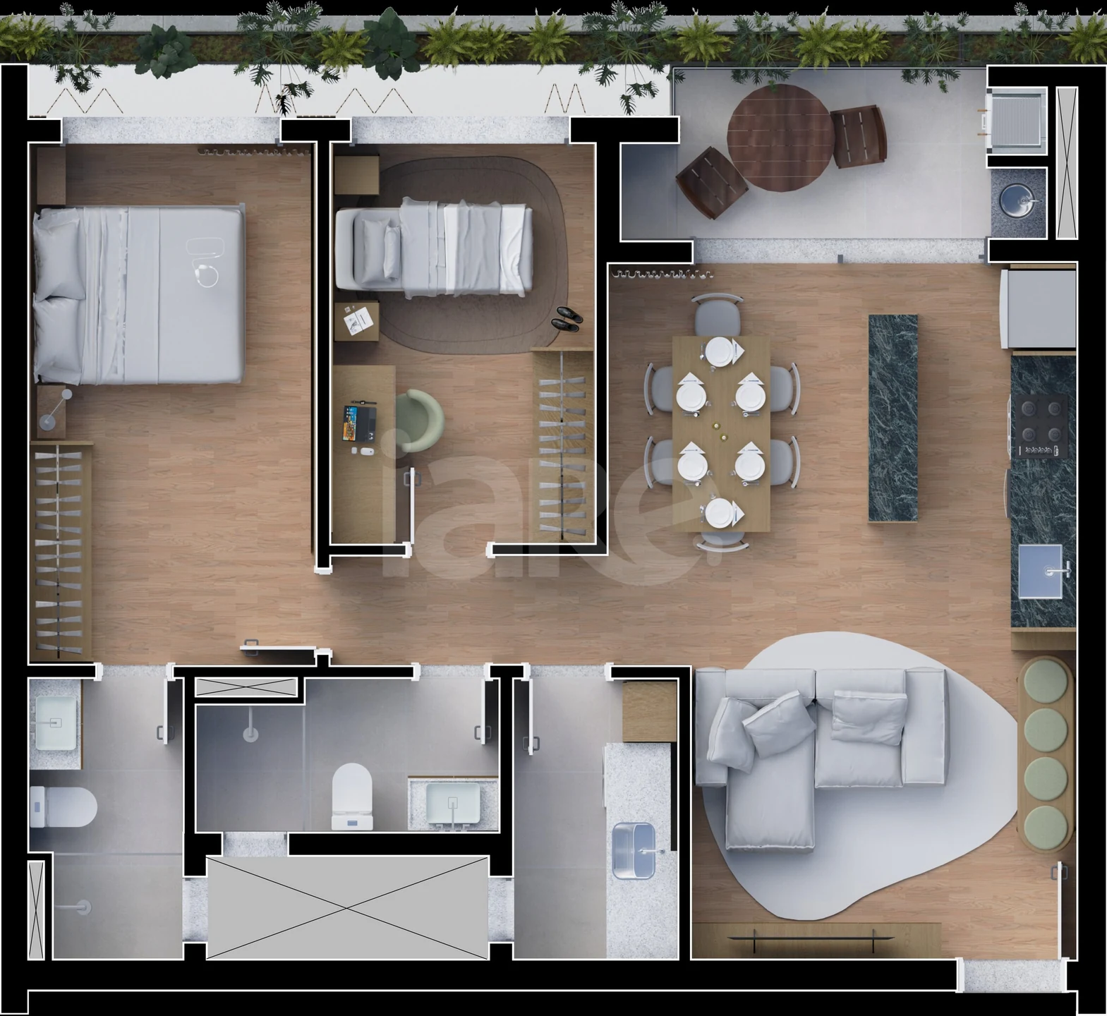 Planta — Unidade final 06