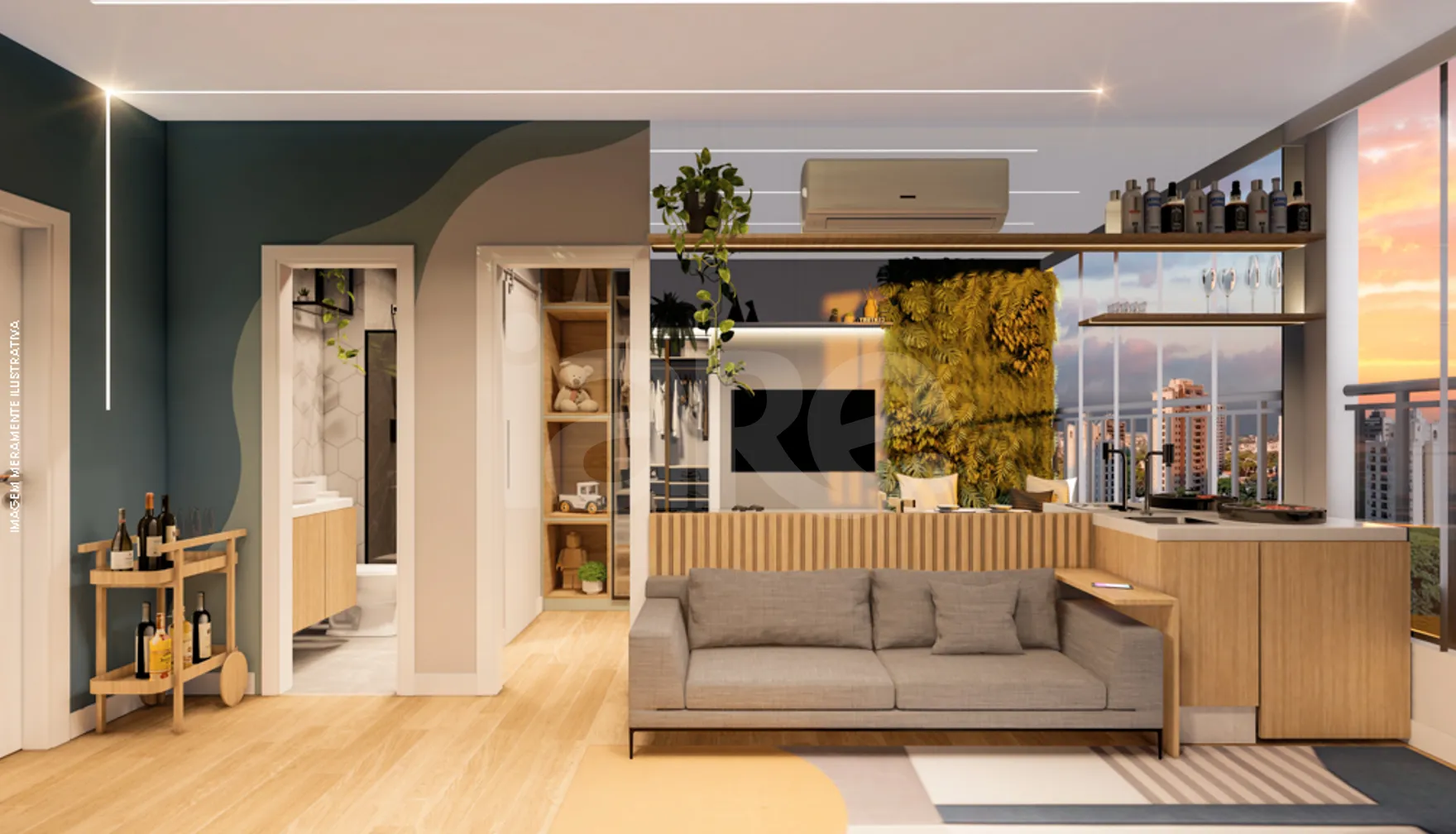 IPA Club - Apartamento com 40,3 m², em Centro — foto 4