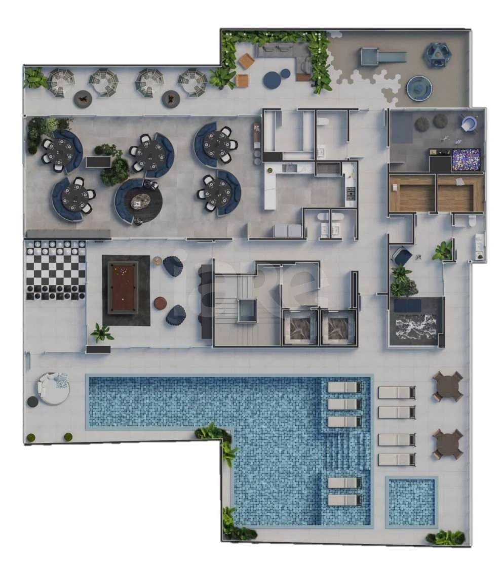 Planta — Pavimento lazer 1