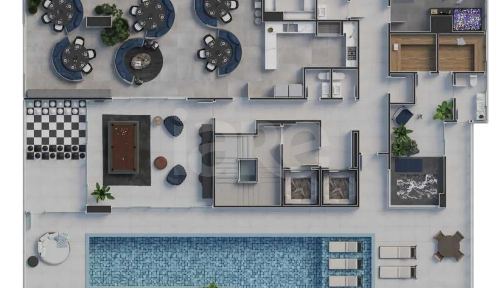 Planta — Pavimento lazer 1