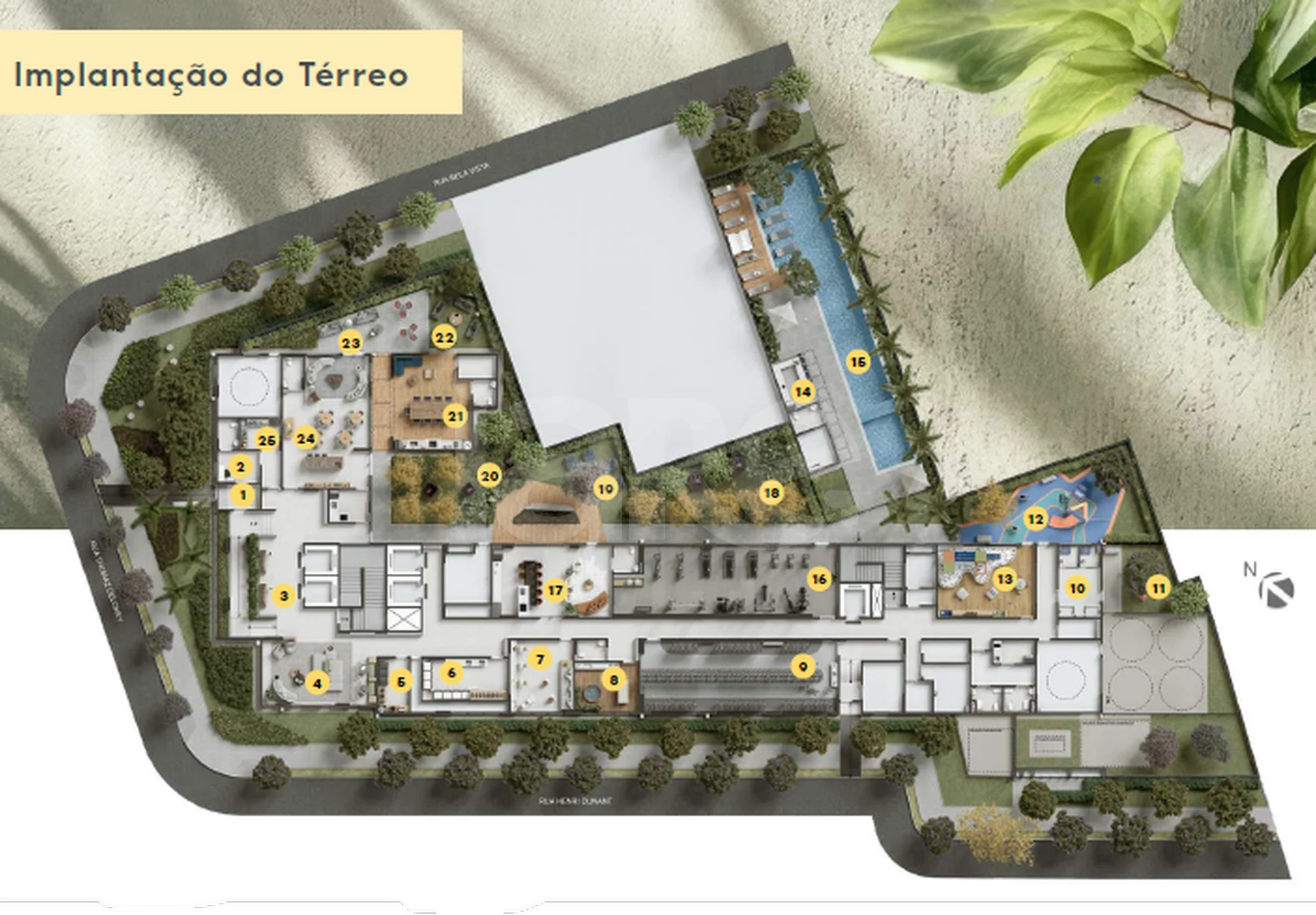 Planta — Pavimento térreo