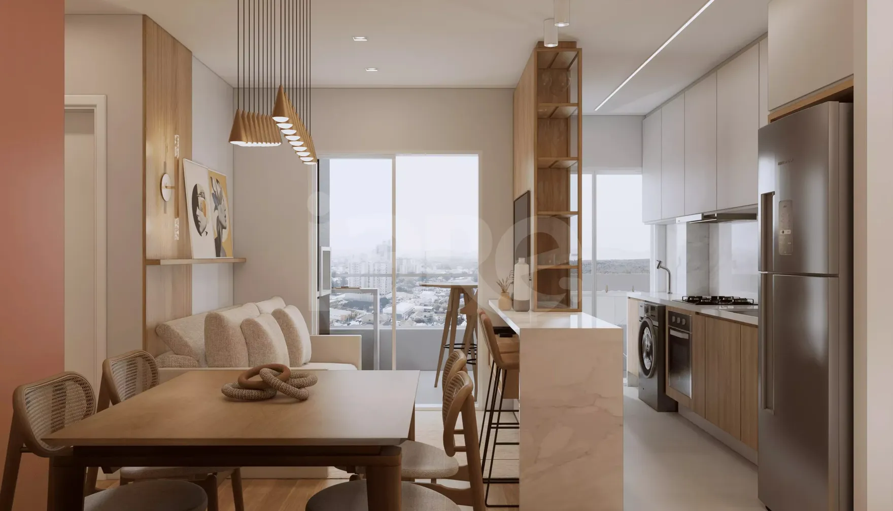 Sun Tower - Apartamento com 60,34 m², em Novo Mundo — foto 3