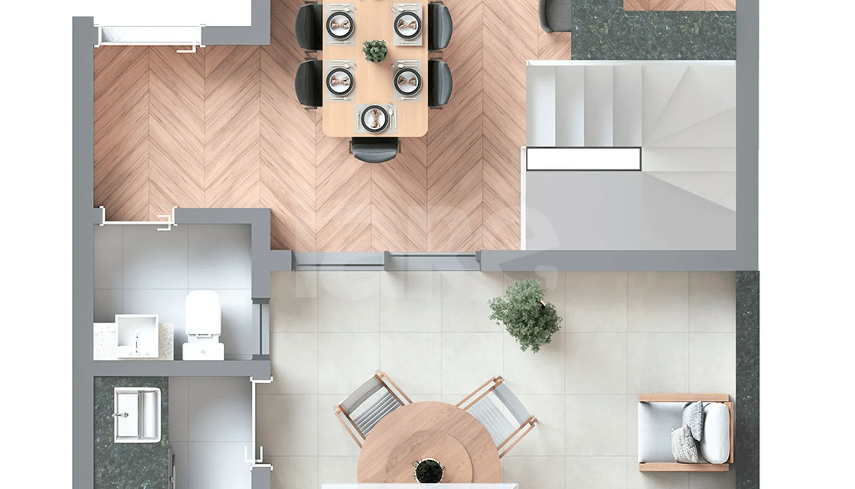 Planta — Garden 109,86 m²