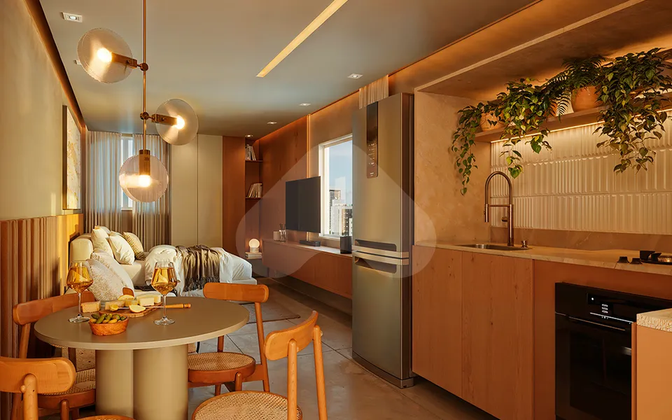 Domus Condado - Studio com 28 m², em Parnamirim — foto 14