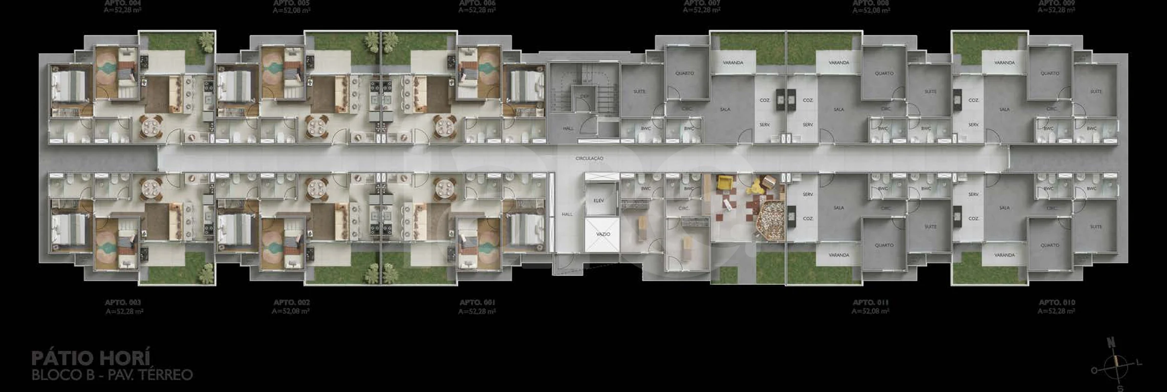 Planta — Pavimento térreo b