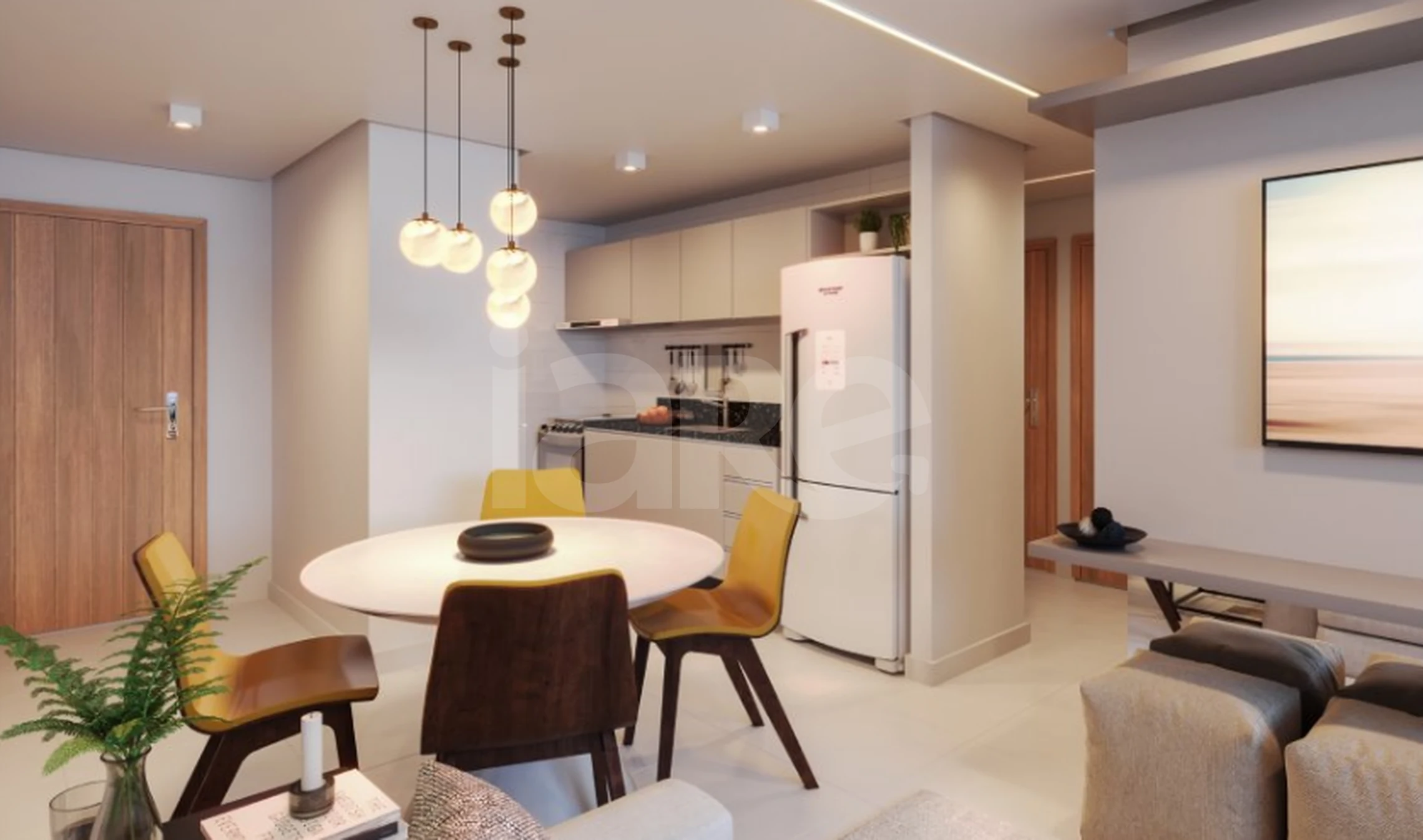 Gardenville Residence - Apartamento com 59,14 m², em Intermares — foto 3