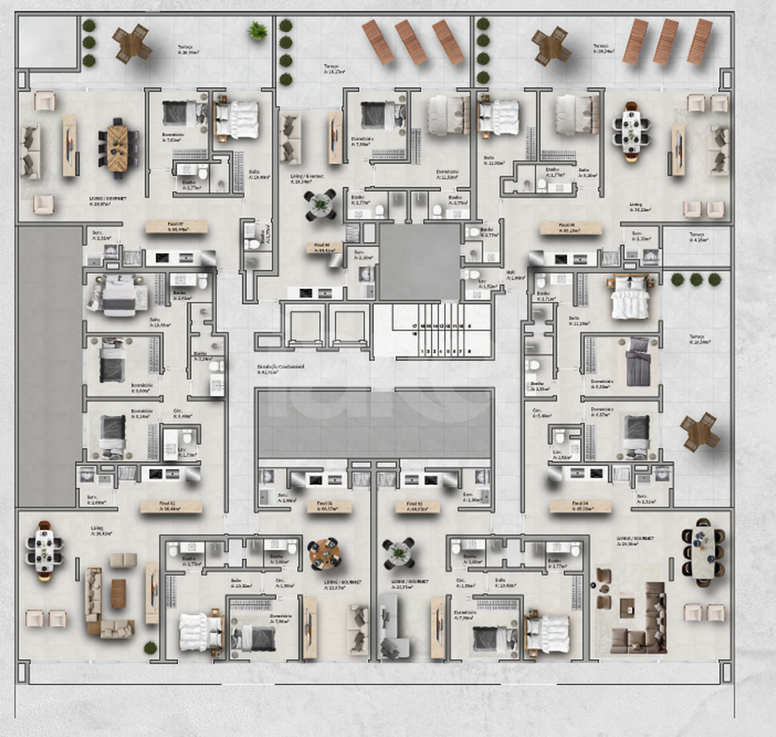 Planta — Pavimento 4