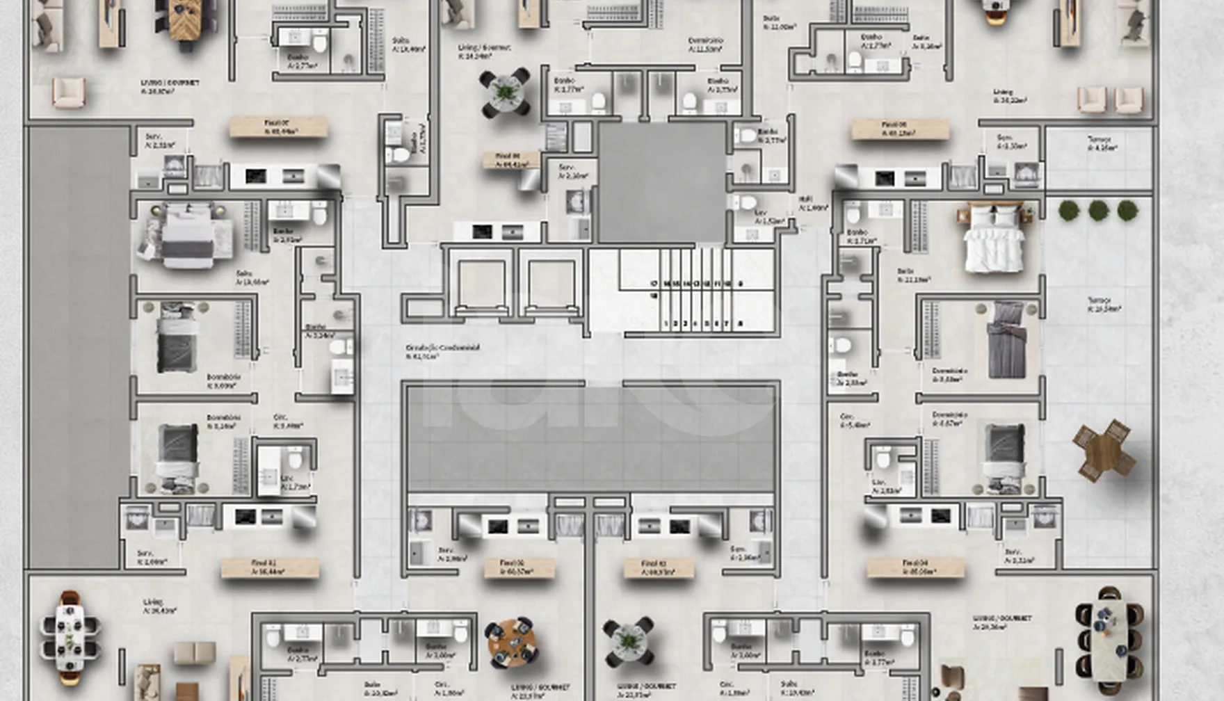 Planta — Pavimento 4