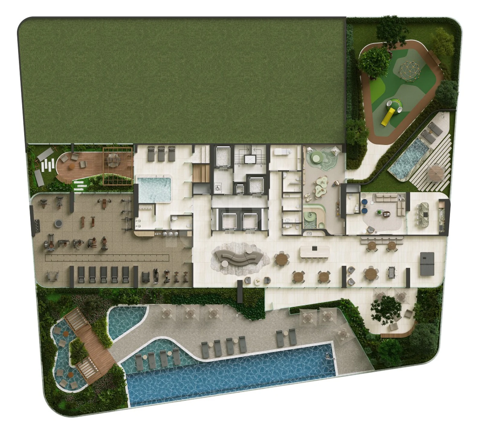 Planta — Pavimento lazer 01