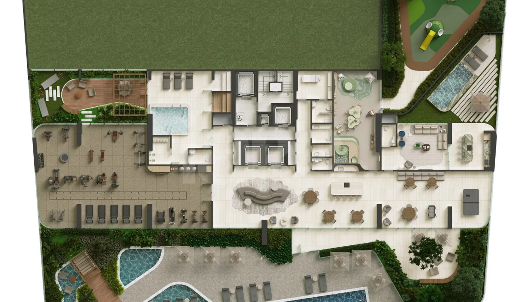 Planta — Pavimento lazer 01