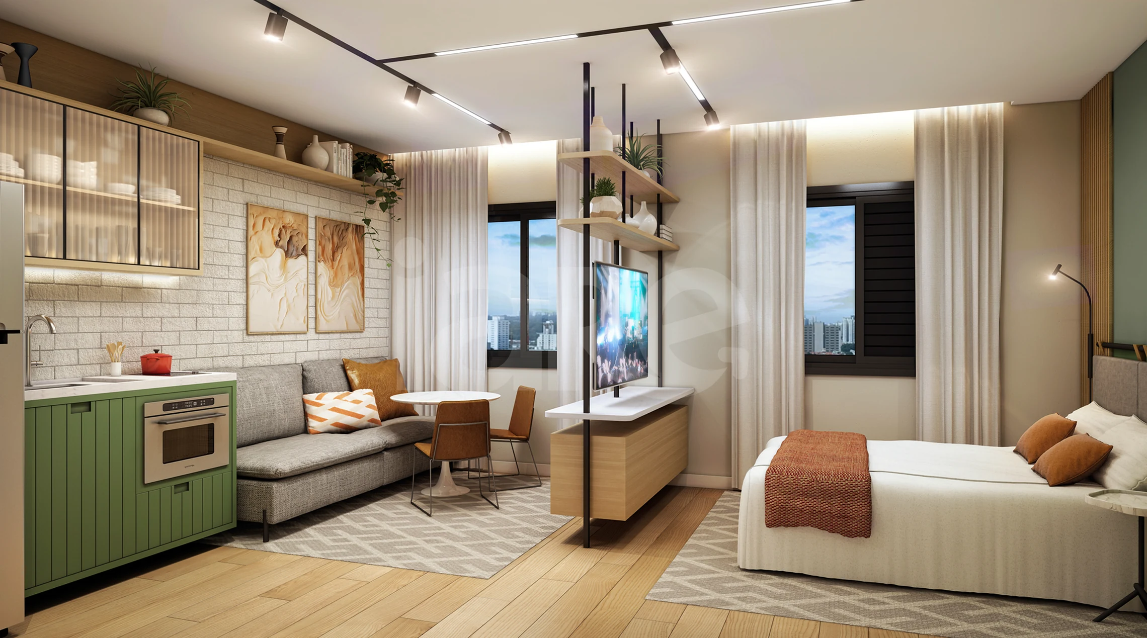 Ousy Santa Cecília - Apartamento com 41,32 m², em Santa Cecília — foto 2