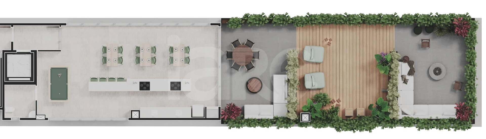 Planta — Pavimento rooftop 2