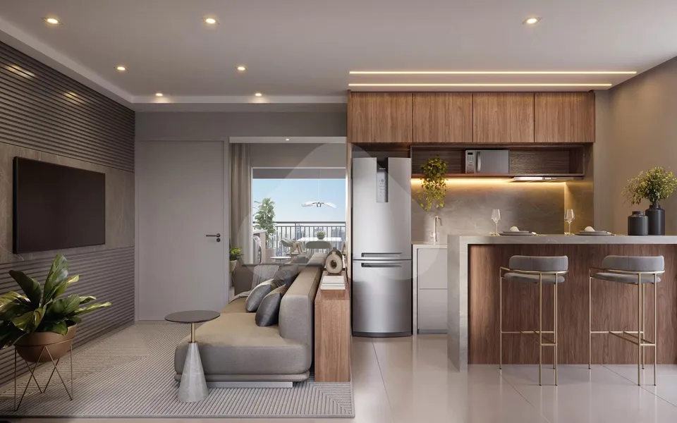 Aria Mooca - Apartamento com 51,68 m², em Mooca — foto 2
