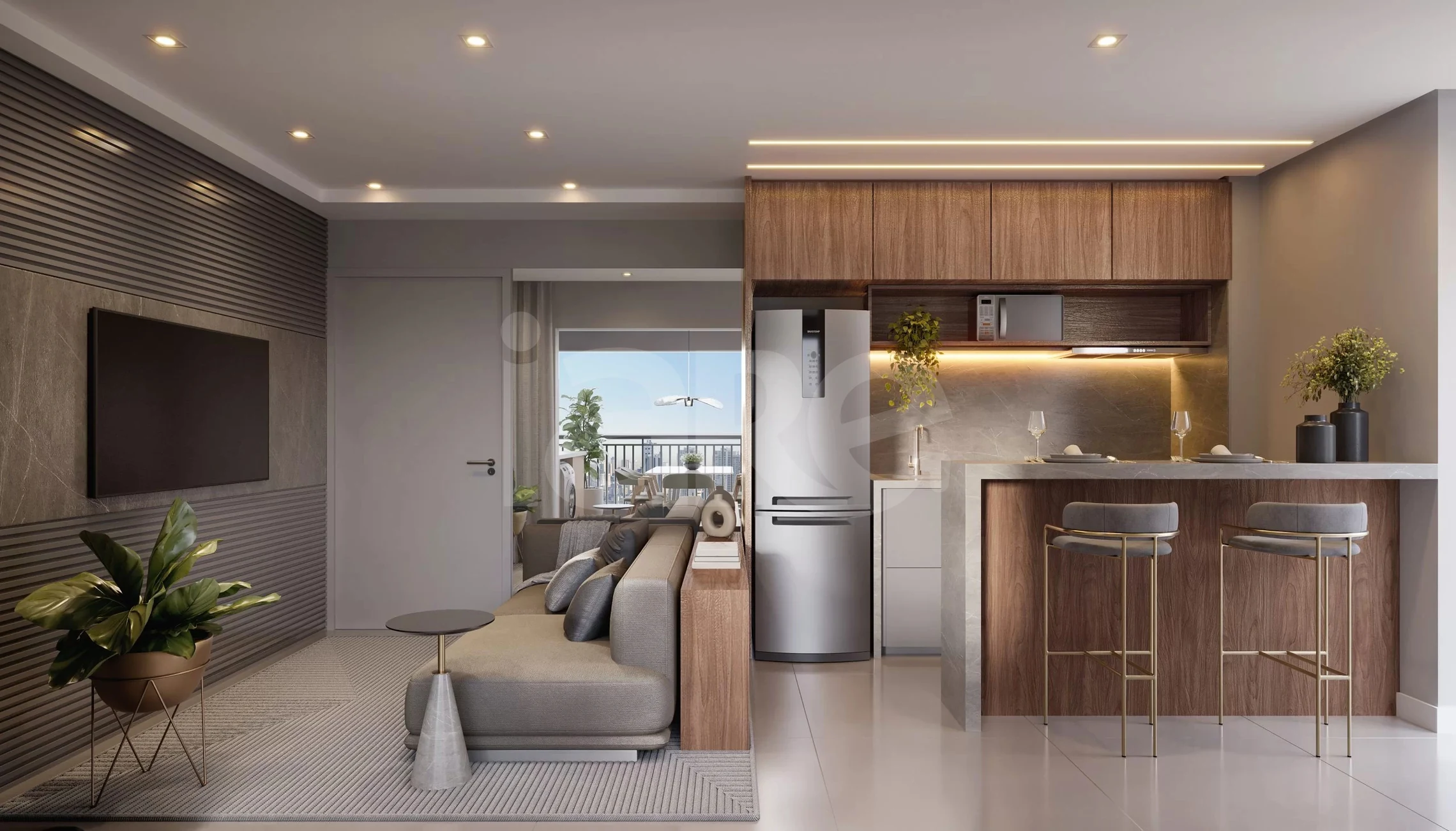 Aria Mooca - Apartamento com 51,68 m², em Mooca — foto 2