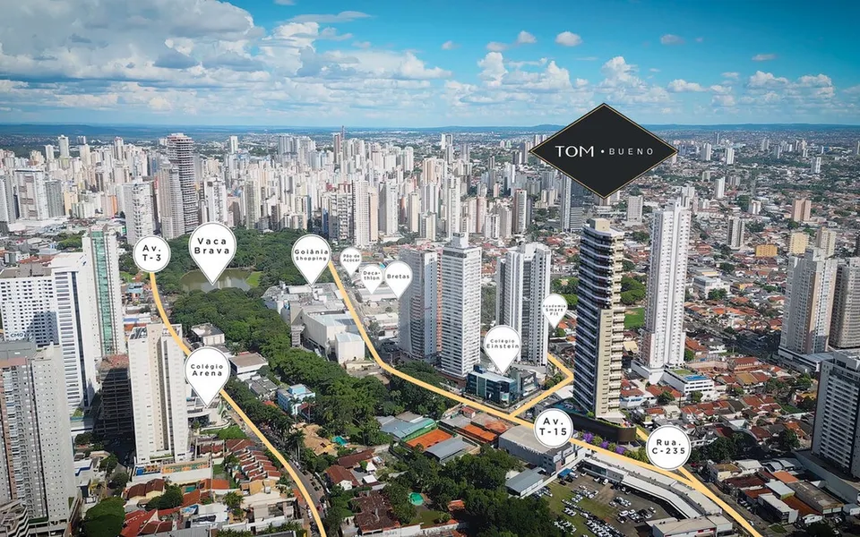 Tom Bueno - Apartamento com 117,17 m², em Setor Bueno — foto 8