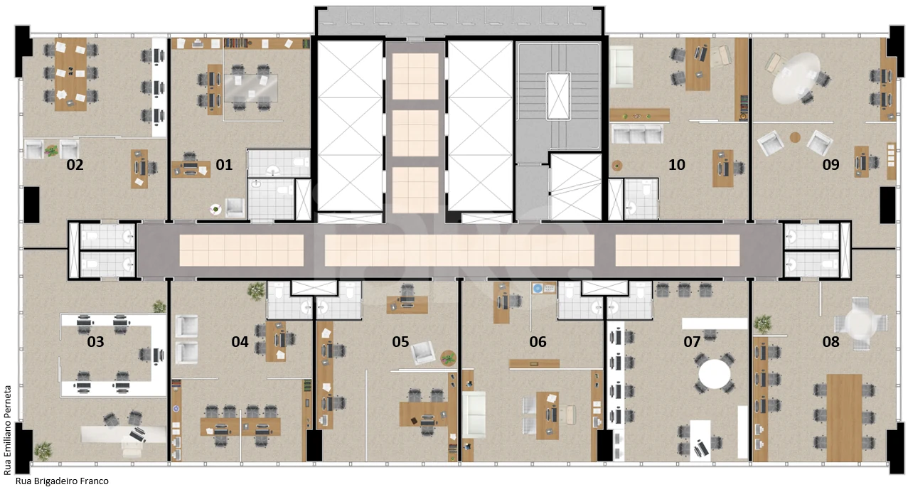 Planta — Pavimento 16